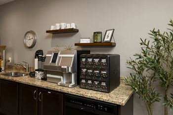 Free coffee bar